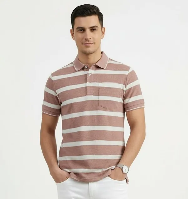 Dusty_Rose_Polyester_T-Shirt_For_Men