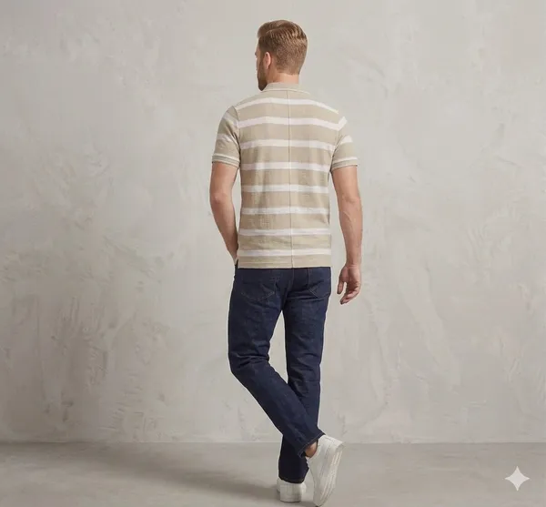 Fawn_Polyester_T-Shirt_For_Men