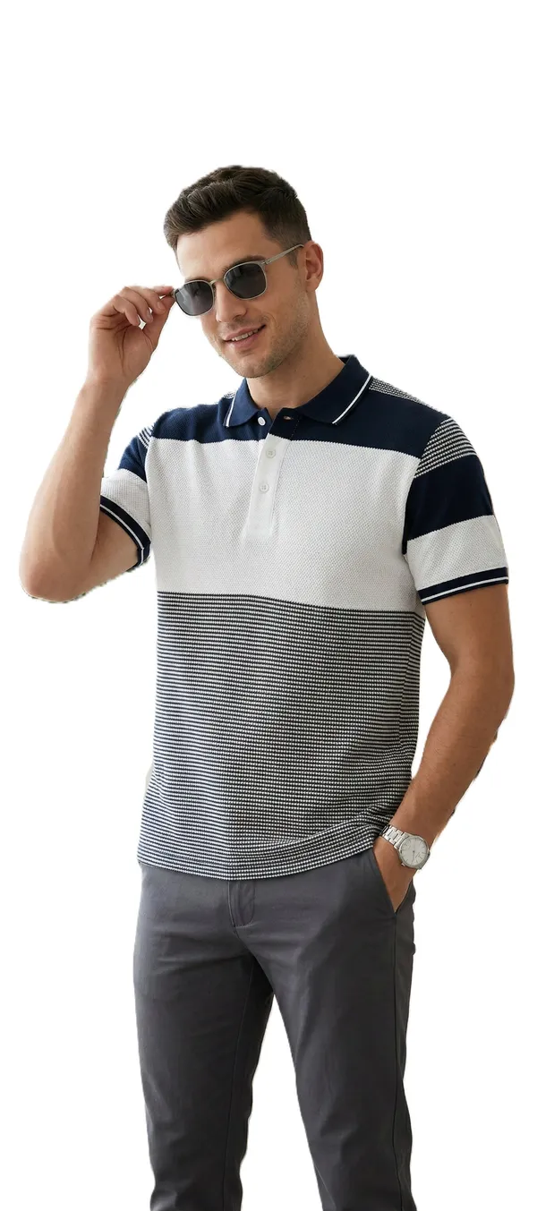 Navy_Polyester_T-Shirt_For_Men