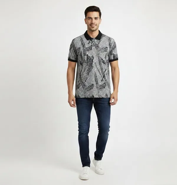 Black_COTTON_POLY_T-Shirt_For_Men