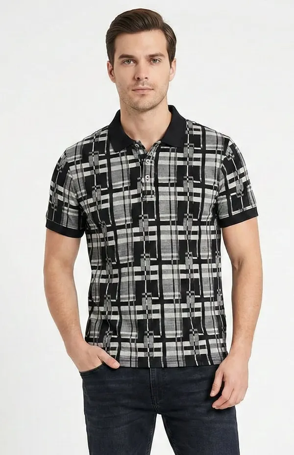Black_COTTON_POLY_T-Shirt_For_Men