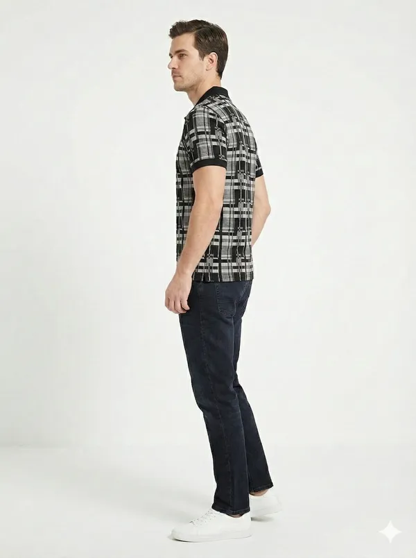 Black_COTTON_POLY_T-Shirt_For_Men