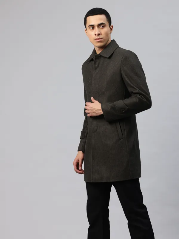 Dark_Green_Premium_Suiting_Fabric_Blazer_For_Men