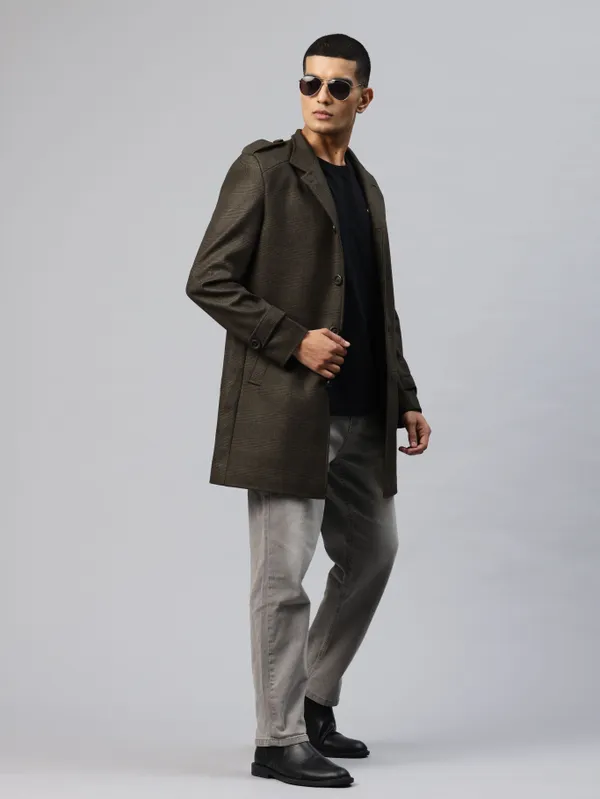 Dark_Green_Cotton_Blend_Blazer_For_Men