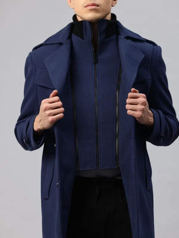 Blue_Premium_Suiting_Fabric_Blazer_For_Men