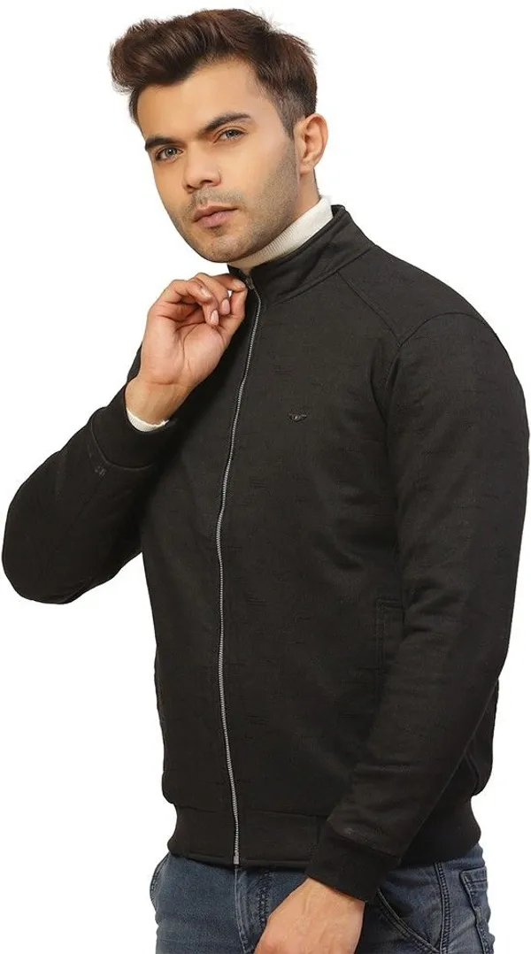 Black_Self_Design_Synthetic_Jacket_For_Men