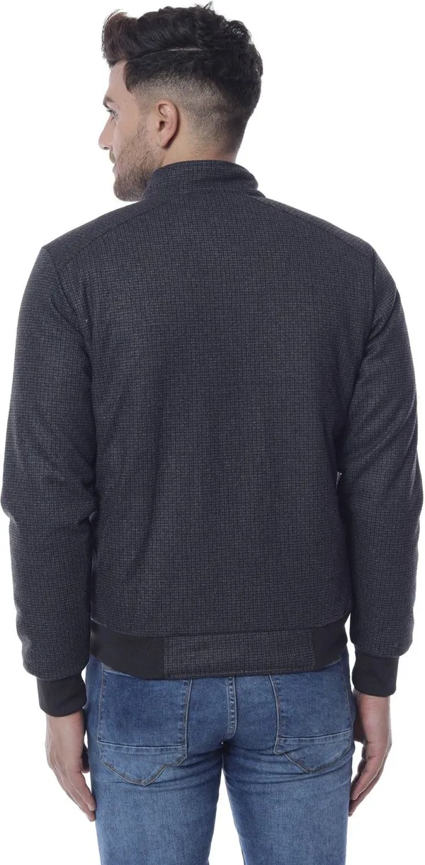 Black_Self_Design_Synthetic_Jacket_For_Men