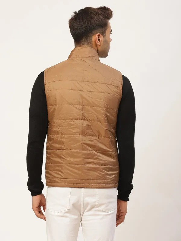 Maroon_Sleeveless_Synthetic_Jacket_For_Men