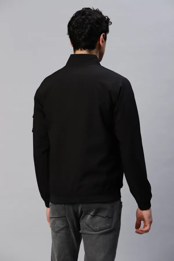 Black_Self_Design_Synthetic_Jacket_For_Men
