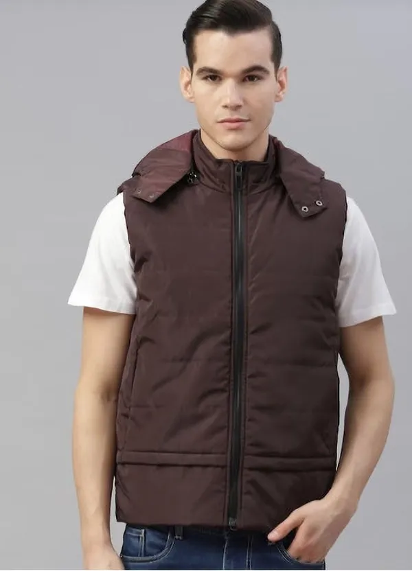 Maroon_Sleeveless_Synthetic_Jacket_For_Men
