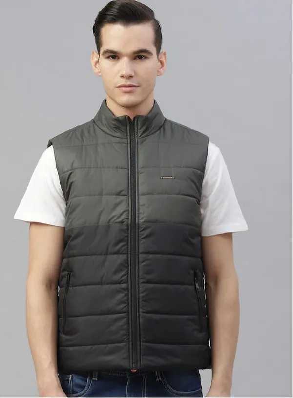 Black_Sleeveless_Synthetic_Jacket_For_Men