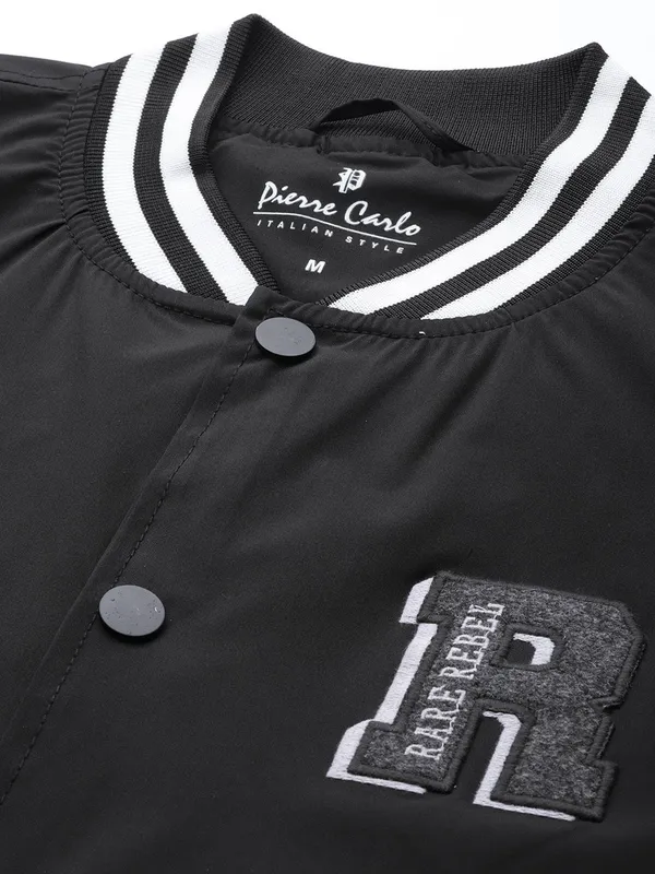 Black_Cotton_Blend_Jacket_For_Men