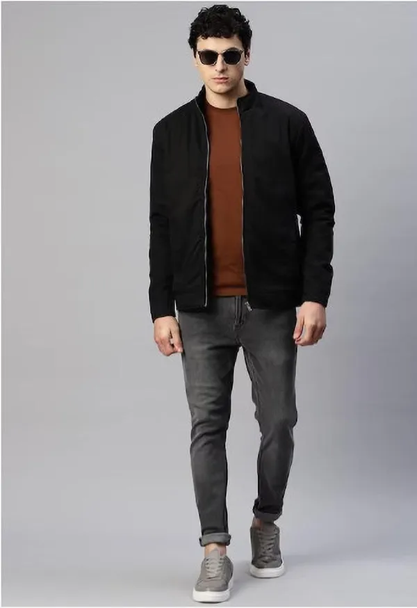 Black_Cotton_Blend_Jacket_For_Men