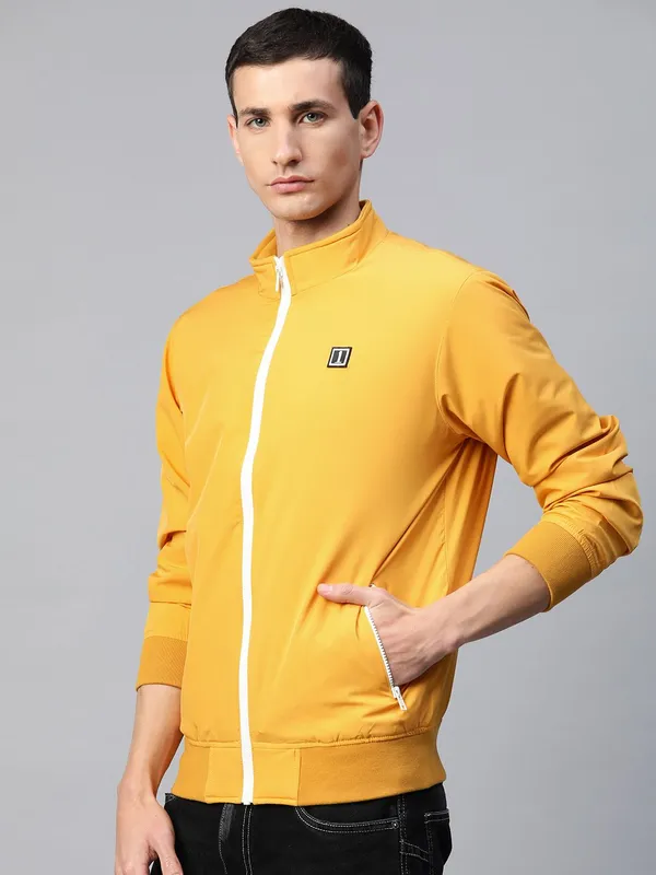 Yellow_Cotton_Blend_Jacket_For_Men