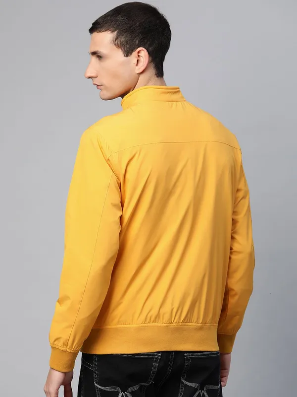 Yellow_Cotton_Blend_Jacket_For_Men