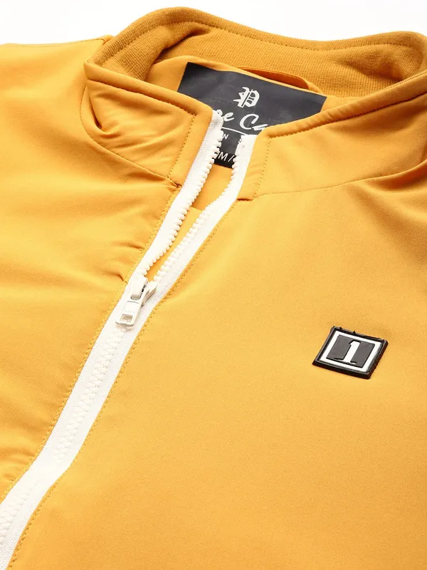 Yellow_Cotton_Blend_Jacket_For_Men