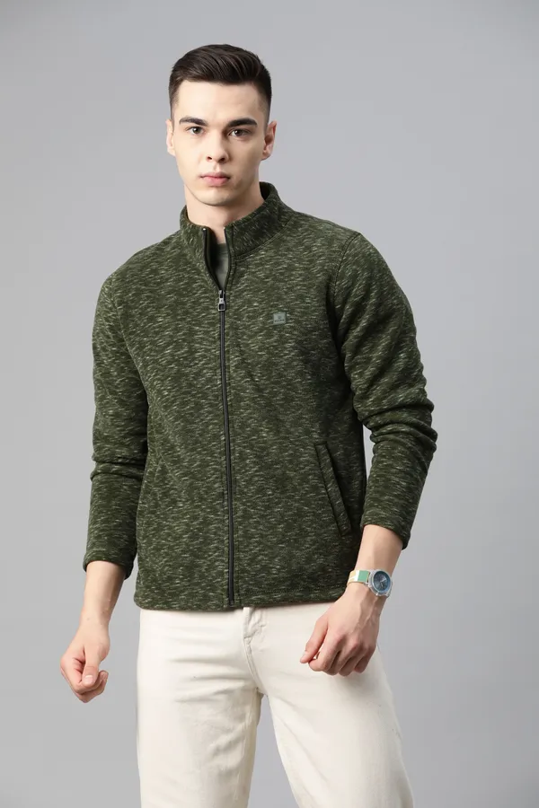 Dark_Green_Knit_Sweatshirt_For_Men