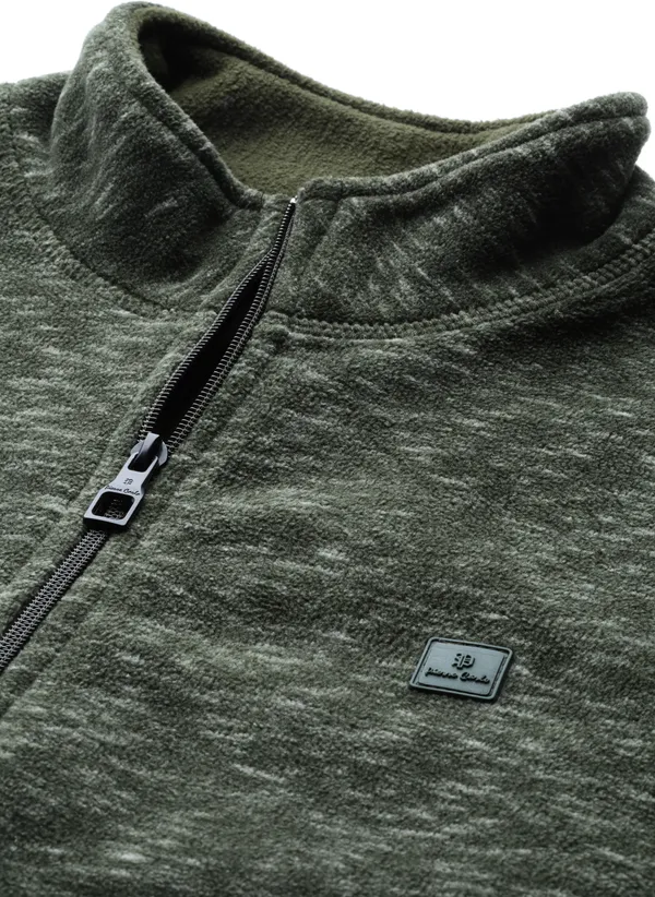 Dark_Green_Knit_Sweatshirt_For_Men