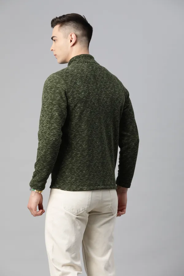 Dark_Green_Knit_Sweatshirt_For_Men