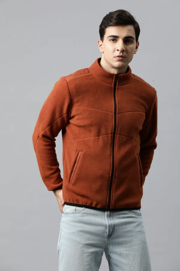 Brown_Knit_Sweatshirt_For_Men