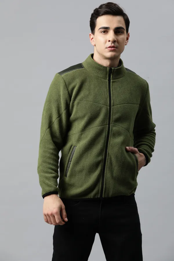Green_Knit_Sweatshirt_For_Men