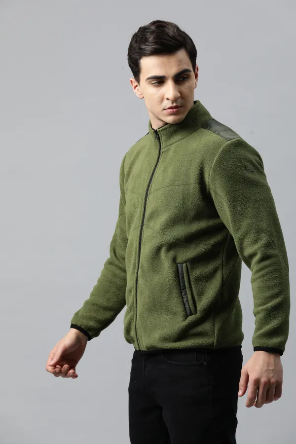Green_Knit_Sweatshirt_For_Men