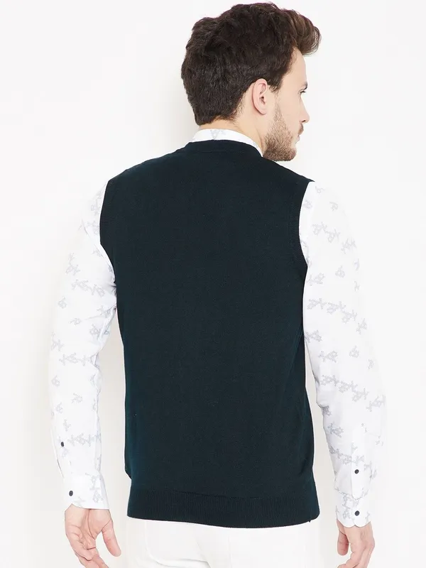 Dark_Blue_Solid_Woolen_Sweater_For_Men