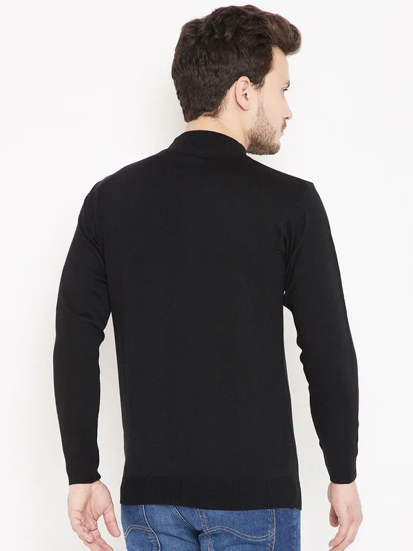 Black_Solid_Woolen_Sweater_For_Men