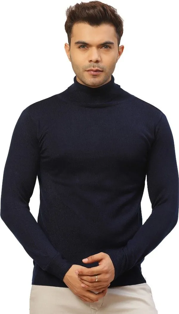 Blue_Solid_Woolen_Sweater_For_Men