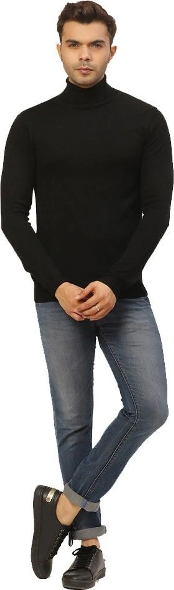 Black_Solid_Woolen_Sweater_For_Men