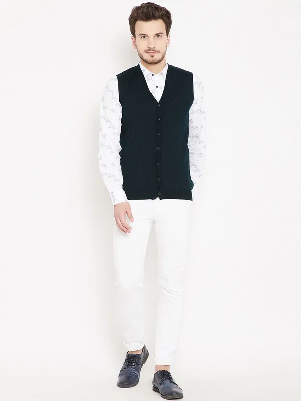 Blue_Solid_Woolen_Sweater_For_Men