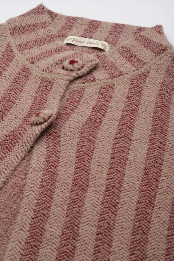Green_Striped_Knit_Sweater_For_Women