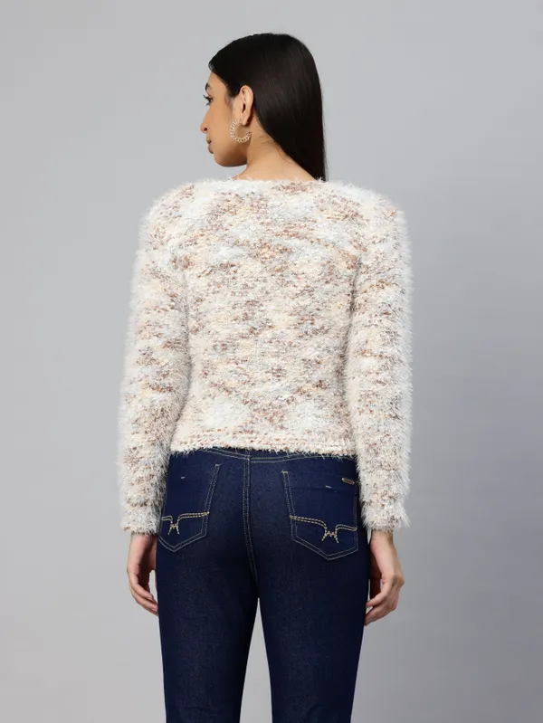Orange_Knit_Sweater_For_Women