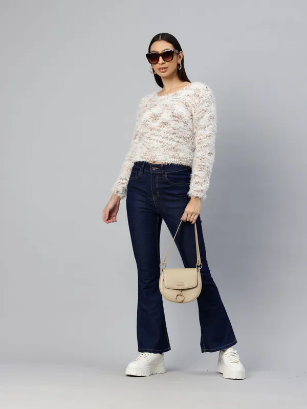 Orange_Knit_Sweater_For_Women
