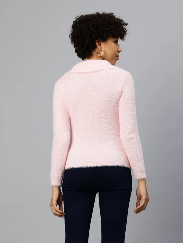 Pink_Knit_Sweater_For_Women