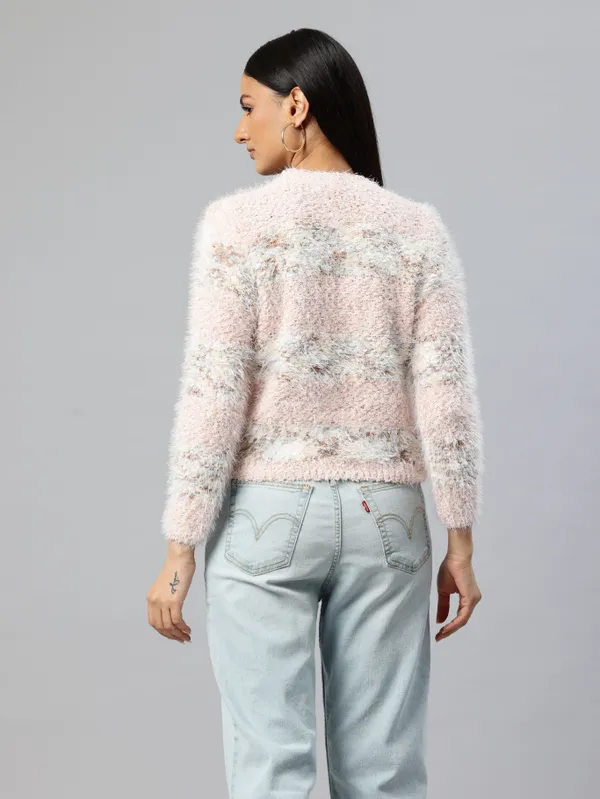Orange_Knit_Sweater_For_Women