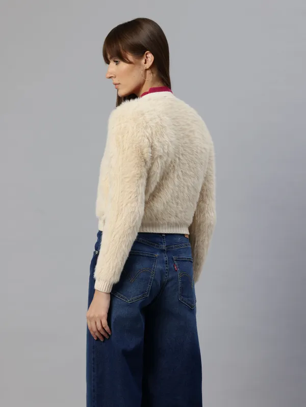 Beige_Knit_Sweater_For_Women