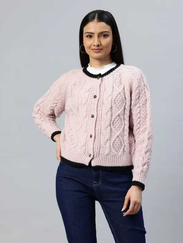 Pink_Knit_Sweater_For_Women