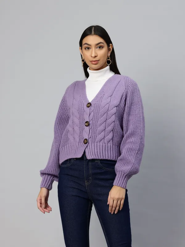 Purple_Knit_Sweater_For_Women