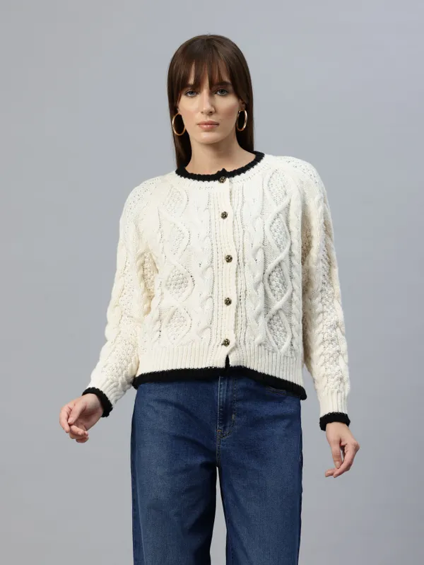 White_Knit_Sweater_For_Women