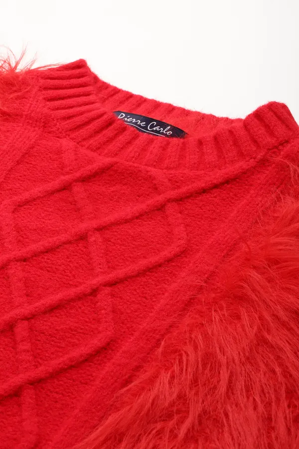 Red_Knit_Sweater_For_Women