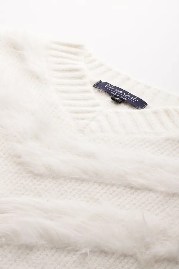 White_Knit_Sweater_For_Women