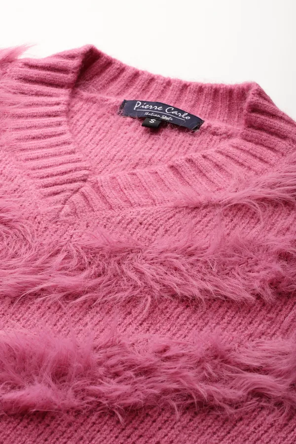Pink_Knit_Sweater_For_Women