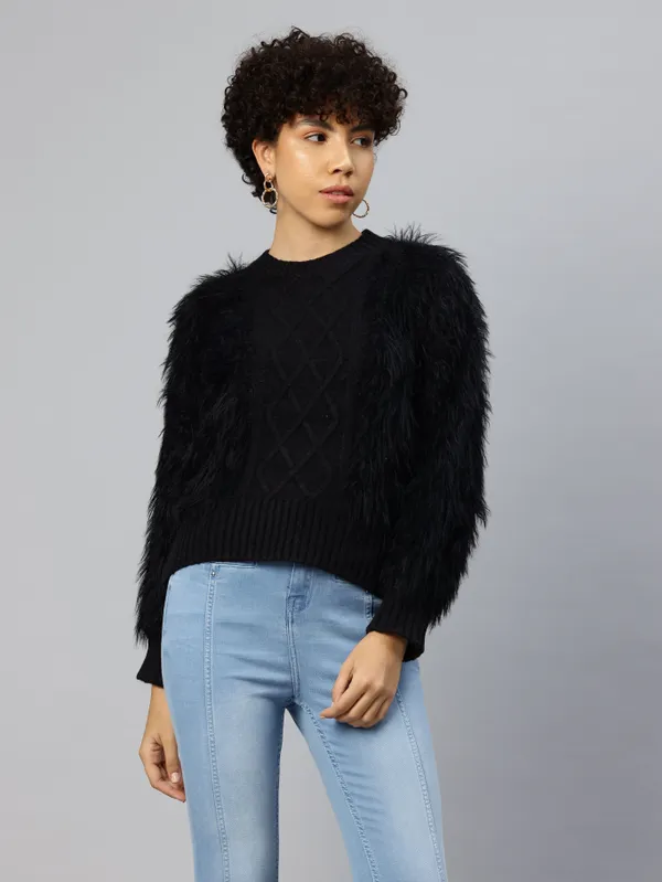Black_Knit_Sweater_For_Women