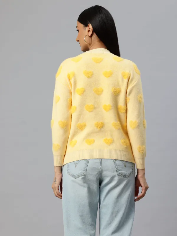 Yellow_Knit_Sweater_For_Women