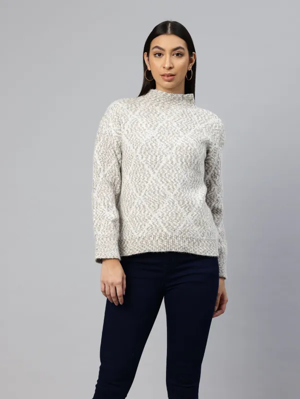White_Knit_Sweater_For_Women