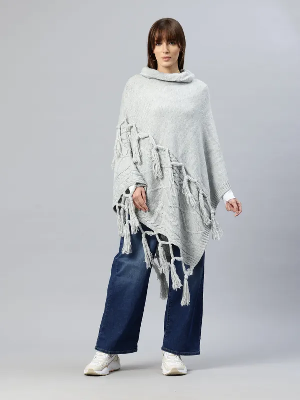 Grey_Soft_Knit_Wool_Sweater_For_Women