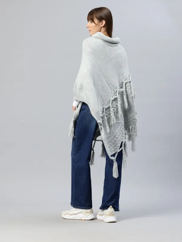 Grey_Soft_Knit_Wool_Sweater_For_Women