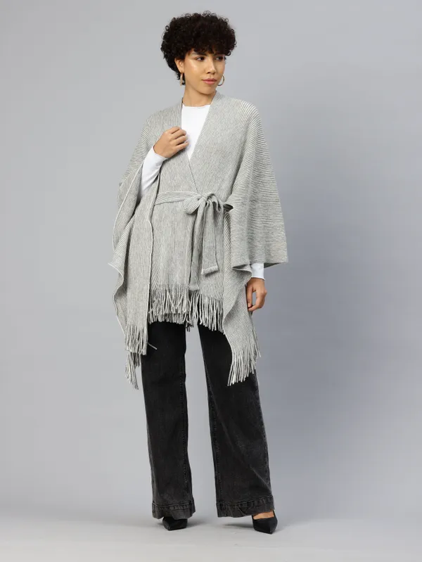 Grey_Soft_Knit_Wool_Sweater_For_Women