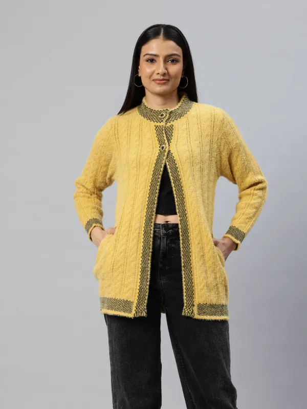 Yellow_Knit_Sweater_For_Women